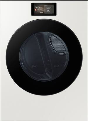 Samsung - 7.6 cu. ft. Bespoke AI Ultra Capacity Front Load Gas Dryer with AI Home - Ivory