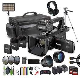 Canon - XA75 PAL 4K UHD / 25p Camcorder + + 2x 128GB Memory Card (International Model)