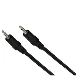 Sanoxy - 6ft 3.5mm Stereo Male to Male Audio Cable - Black