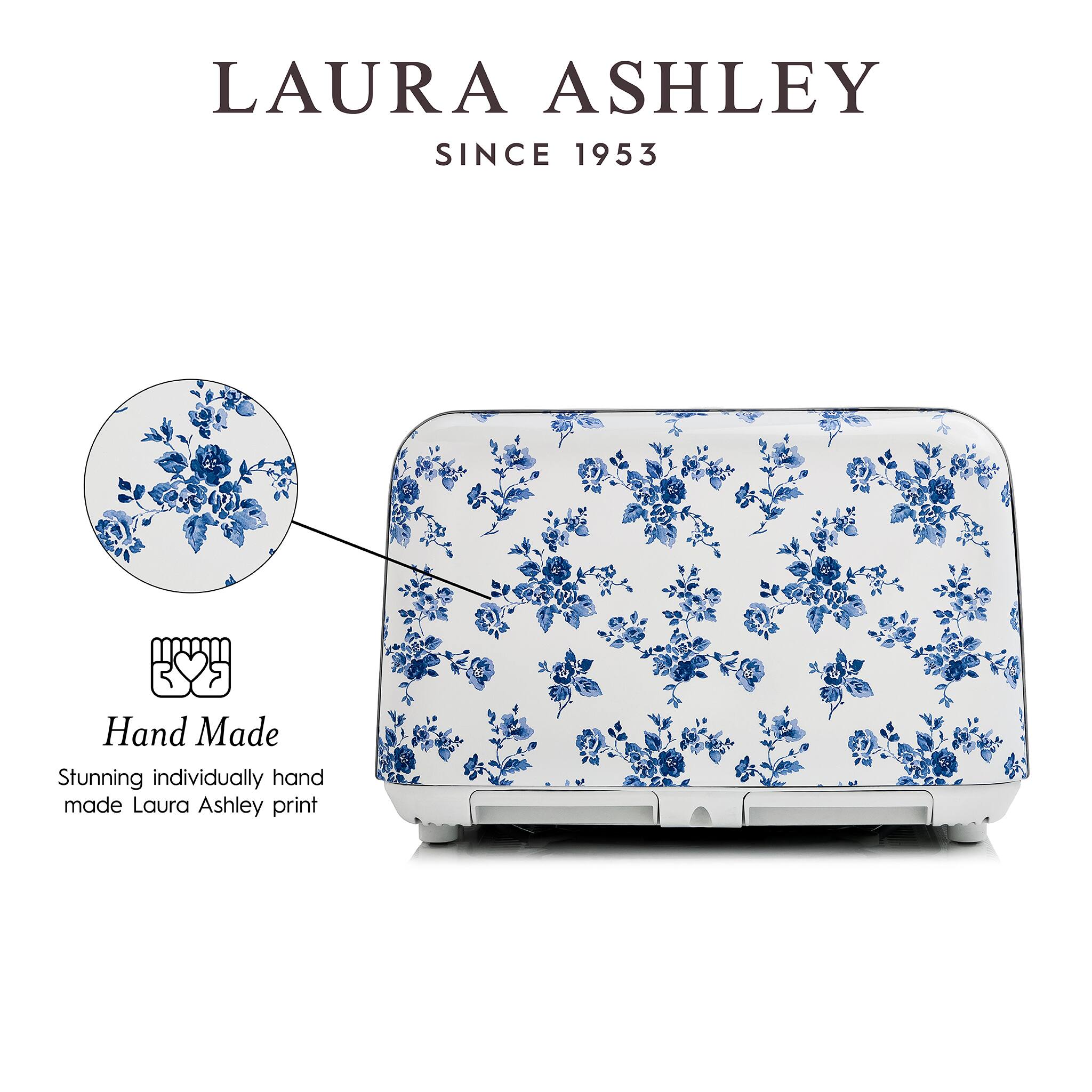 LAURA ASHLEY  
SINCE 1953  

Hand Made  
Stunning individually hand made Laura Ashley print