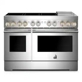 JennAir - RISE 6.3 Cu. Ft. Freestanding Electric Induction Range - Stainless Steel