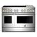Front. JennAir - 48 in. Wide 6 Elements RISE 6.3 Cu. Ft. Freestanding Electric Induction Range - Stainless Steel.