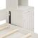 Alt View 5. Anysun - Queen Size Murphy Bed with Desk & Storage, Space-Saving Wood Wall Bed with Cabinets & Drawers - White.