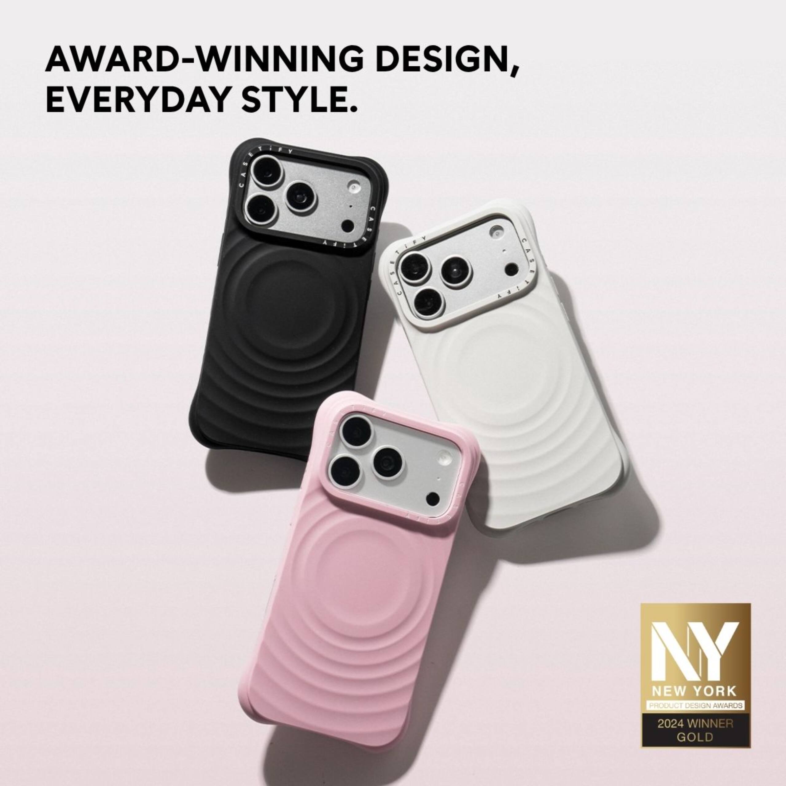 AWARD-WINNING DESIGN, EVERYDAY STYLE.

NY NEW YORK PRODUCT DESIGN AWARDS
2024 WINNER GOLD