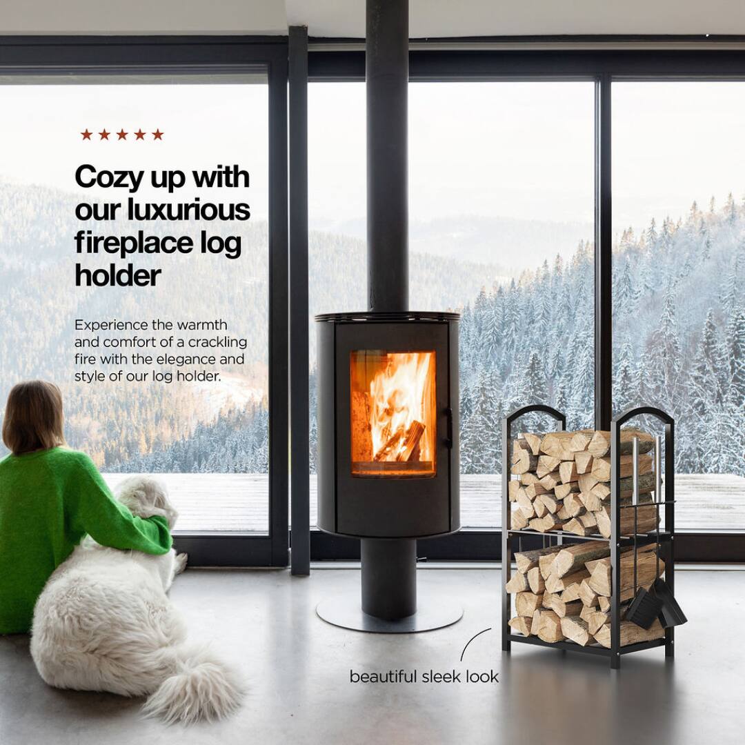 Cozy up with our luxurious fireplace log holder

Experience the warmth and comfort of a crackling fire with the elegance and style of our log holder.

beautiful sleek look