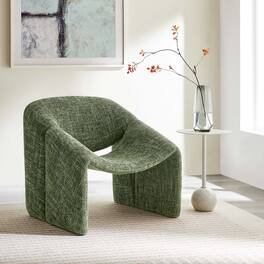 Vivi Chenille Upholstered Accent Chair by Modway - Basil