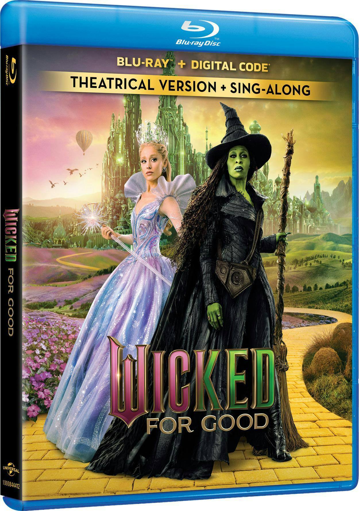 Angle. Wicked: For Good   - BLU-RAY.