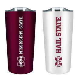 The Fanatic Group - Mississippi State Bulldogs 18oz. Soft Touch Tumbler Two-Piece Set - Multicolor