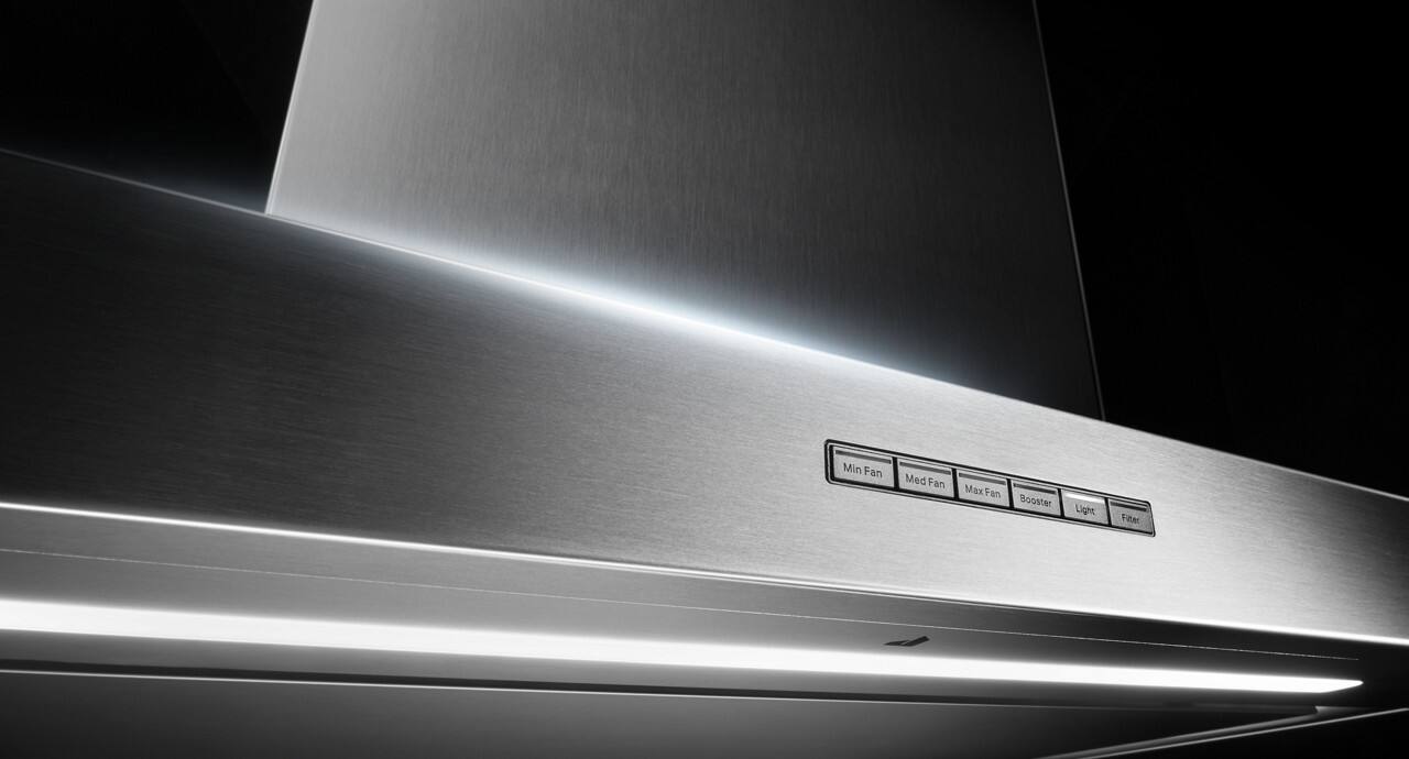 Alt View 13. JennAir - 36" Externally Vented Range Hood - Stainless steel.