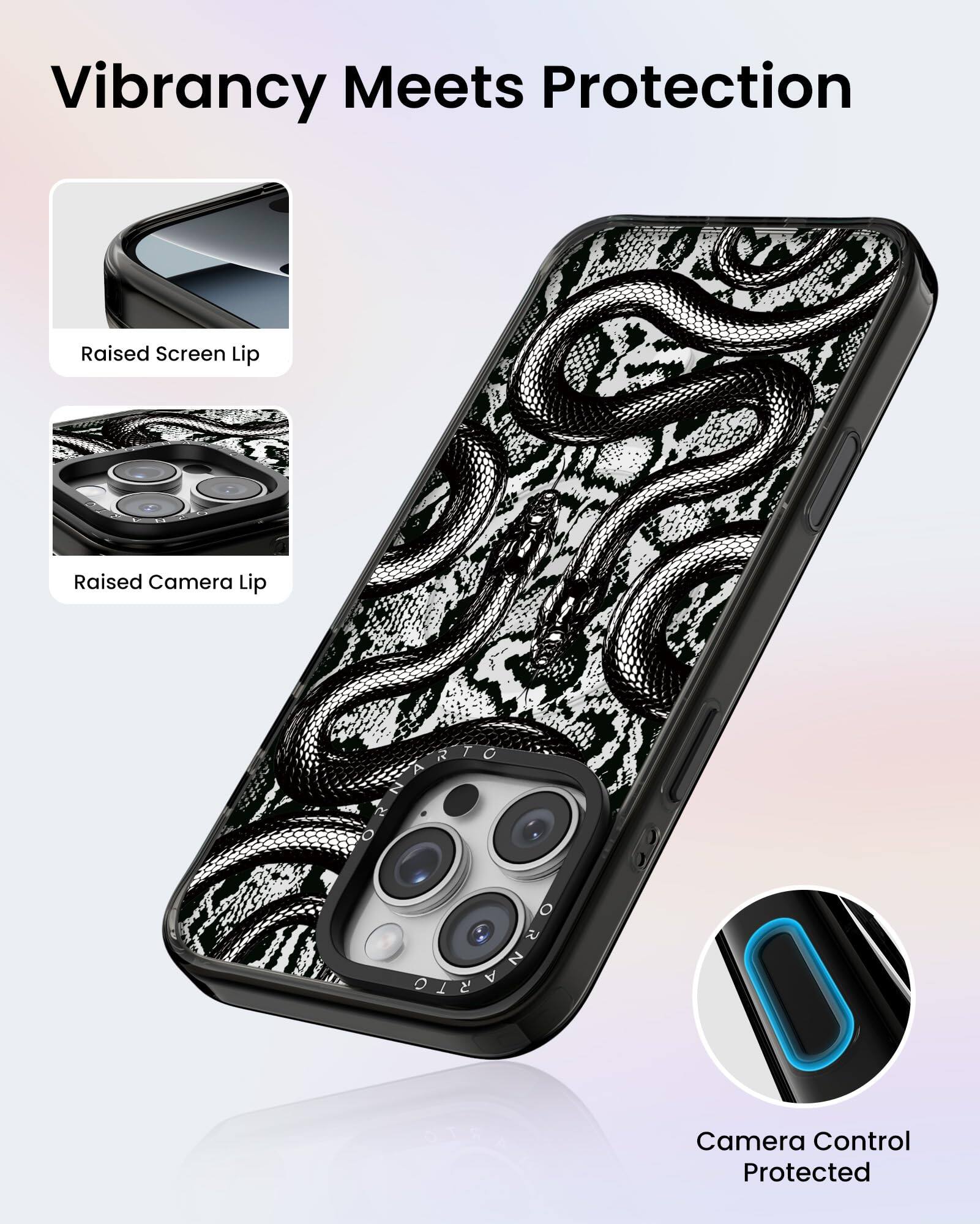 Vibrancy Meets Protection

Raised Screen Lip

Raised Camera Lip

Camera Control Protected