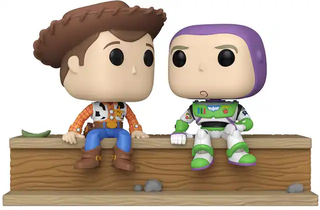 Front. Funko - Funko POP! Moment: Toy Story - Woody & Buzz (30th Anniversary) - COLLECTIBLES - Multicolor.