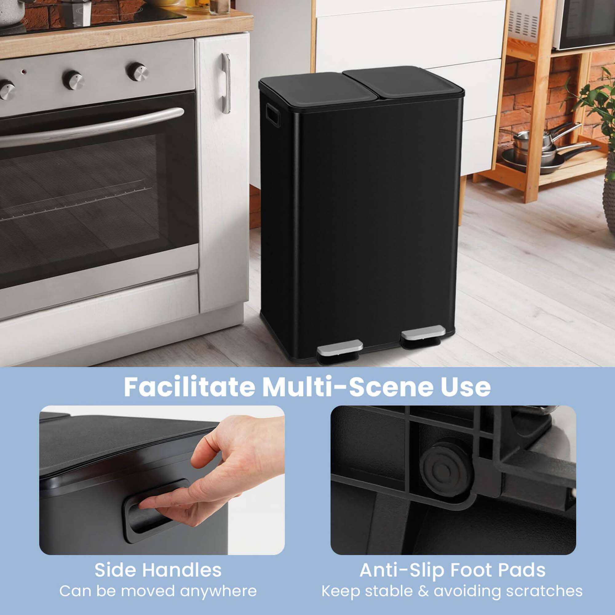 Facilitate Multi-Scene Use

Side Handles
Can be moved anywhere

Anti-Slip Foot Pads
Keep stable & avoiding scratches