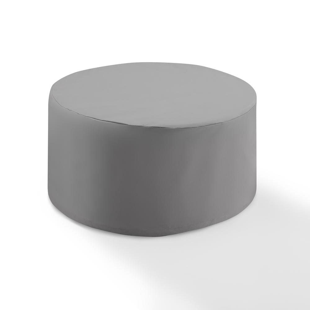 Angle. Crosley Furniture - Catalina Round Outdoor Coffee Table Furniture Cover - Gray.