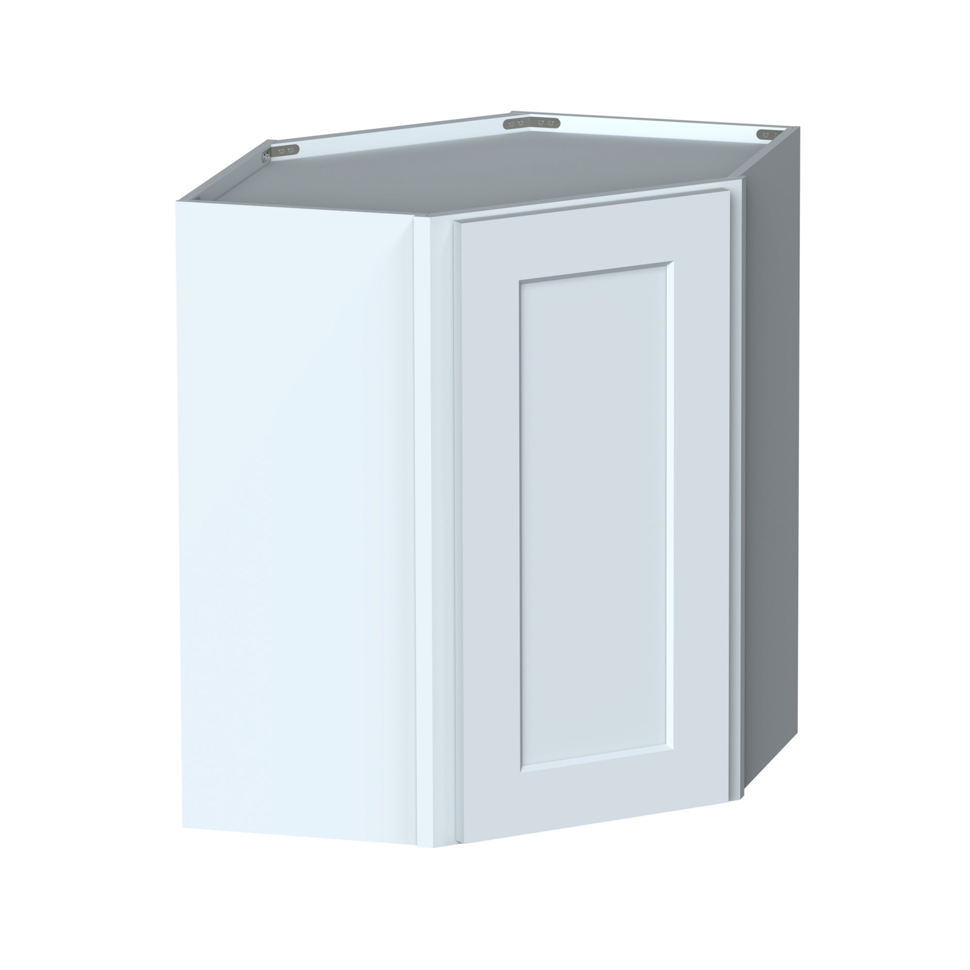 Alt View 1. Boyel Living - Dove Gray Standard Corner Wall Cabinets 30.Wx12in.H Ready to Assemble Kitchen Cabinets - DOVE GRAY.