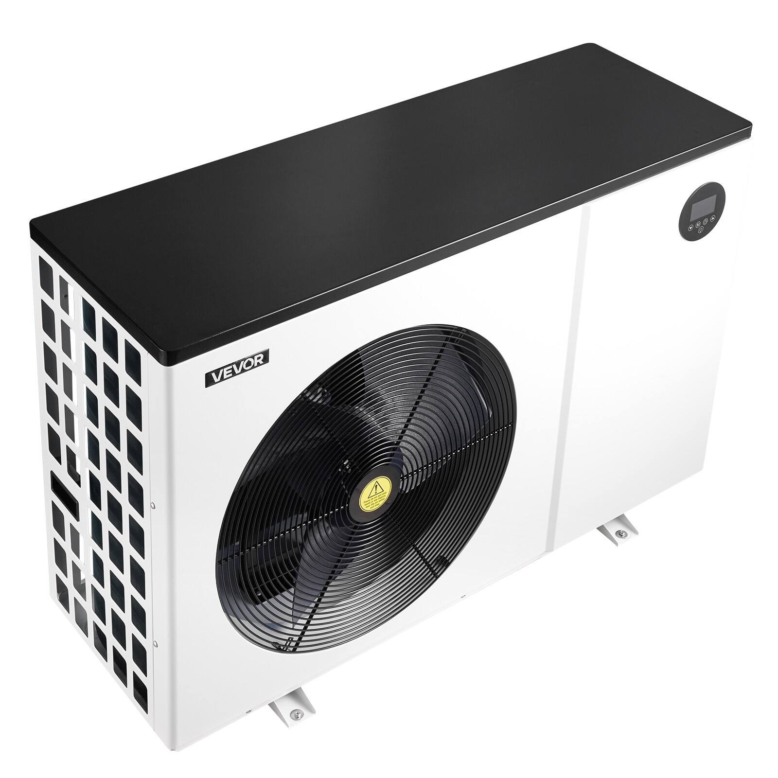 Alt View 5. VEVOR - Pool Heat Pump Max 70730 BTU, Electric Pool Heater for Above & In-Ground Up to 19812 Gallons, All-DC Inverter Technology - White.