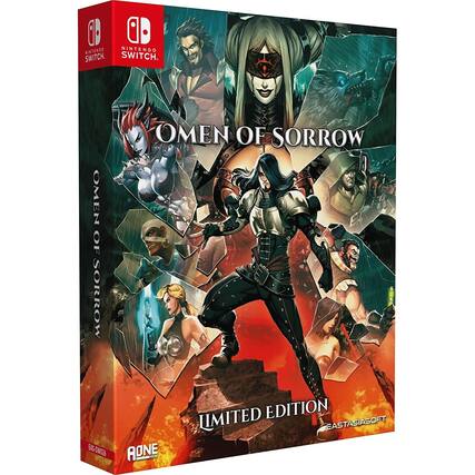 Nintendo Switch. Omen of Sorrow. Omen of Sorrow. AS-SW06. AONE Limited Edition. Eastasiasoft - T (Teen 13+)