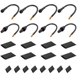 Stinger - enLIGHT10 Dynamic Solder-On Connectors (8-Pack) - Black