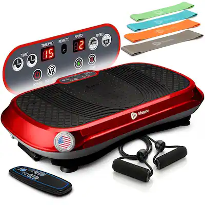 LifePro - Waver Vibration Plate Whole Body Exercise Machine for Weight Loss, Muscle Toning & Lymphatic Drainage - Red LifePro - Waver Vibration Plate Whole Body Exercise Machine for Weight Loss, Muscle Toning & Lymphatic Drainage - Red