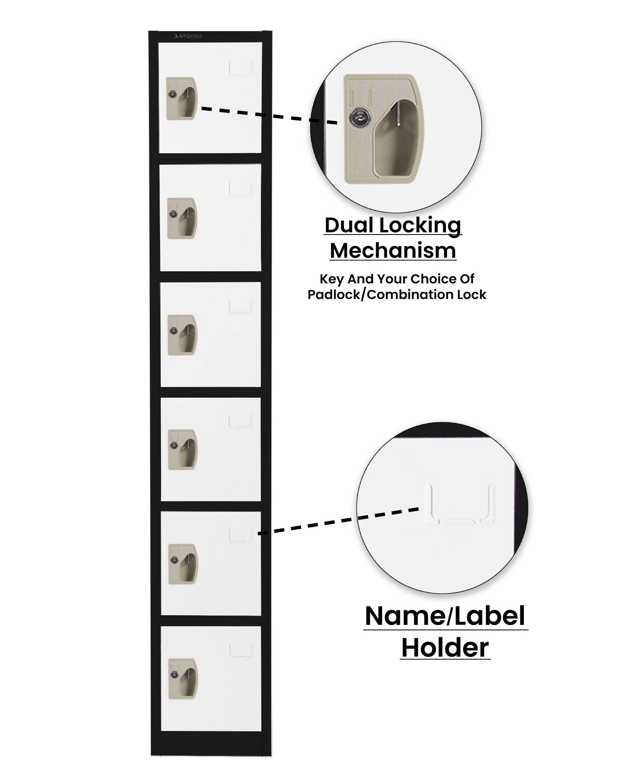 ATDCN Dual Locking Mechanism Key And Your Choice Of Padlock/Combination Lock Name/Label Holder