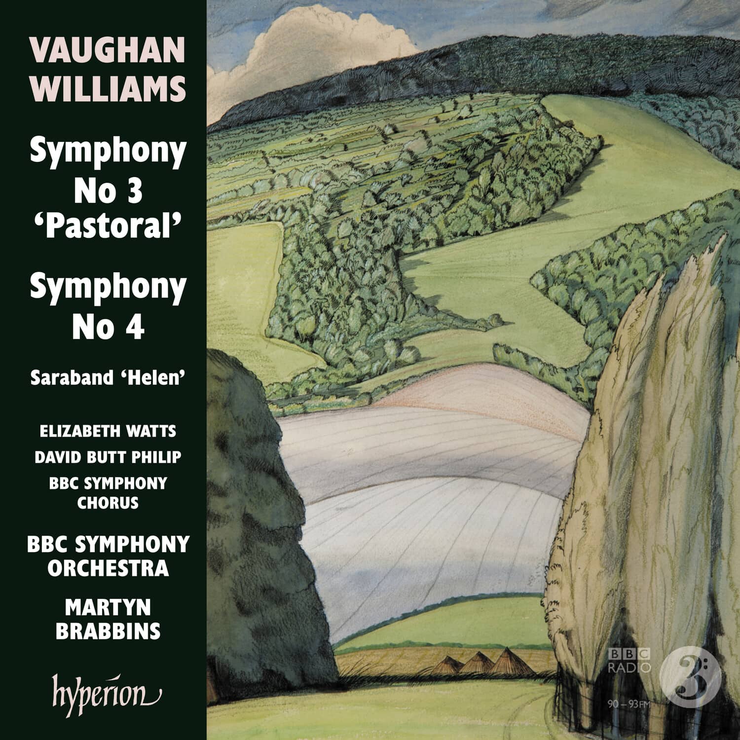 BBC Symphony Orchestra & Martyn Brabbins - Vaughan Williams: Symphonies Nos. 3 & 4   - COMPACT DISCS [CD]