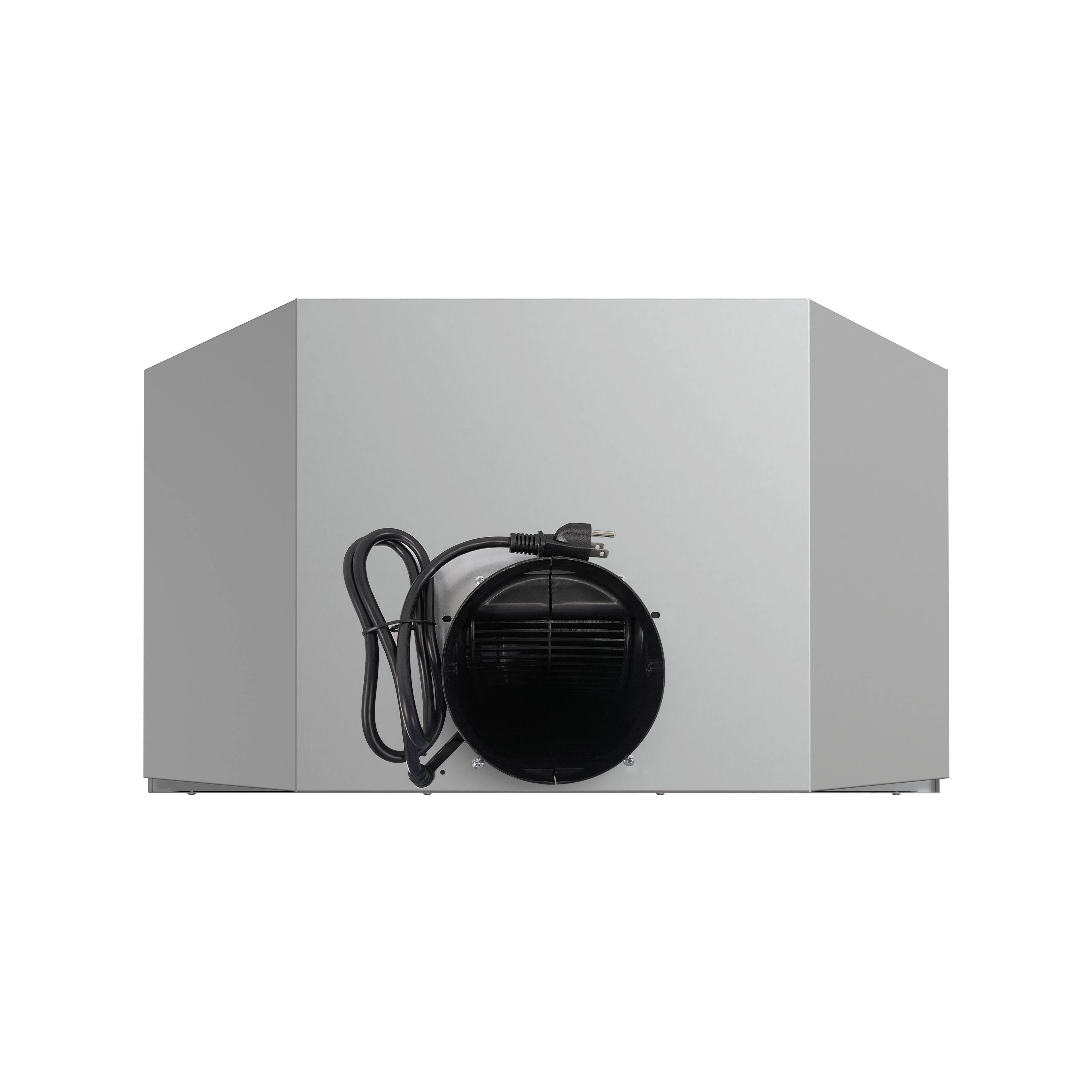 Alt View 5. Streamline - 28 in. Belsito Convertible Insert 350 CFM Range Hood, Baffle Filters, Electronic Button Control, LED Light - Brushed Stainless Steel.