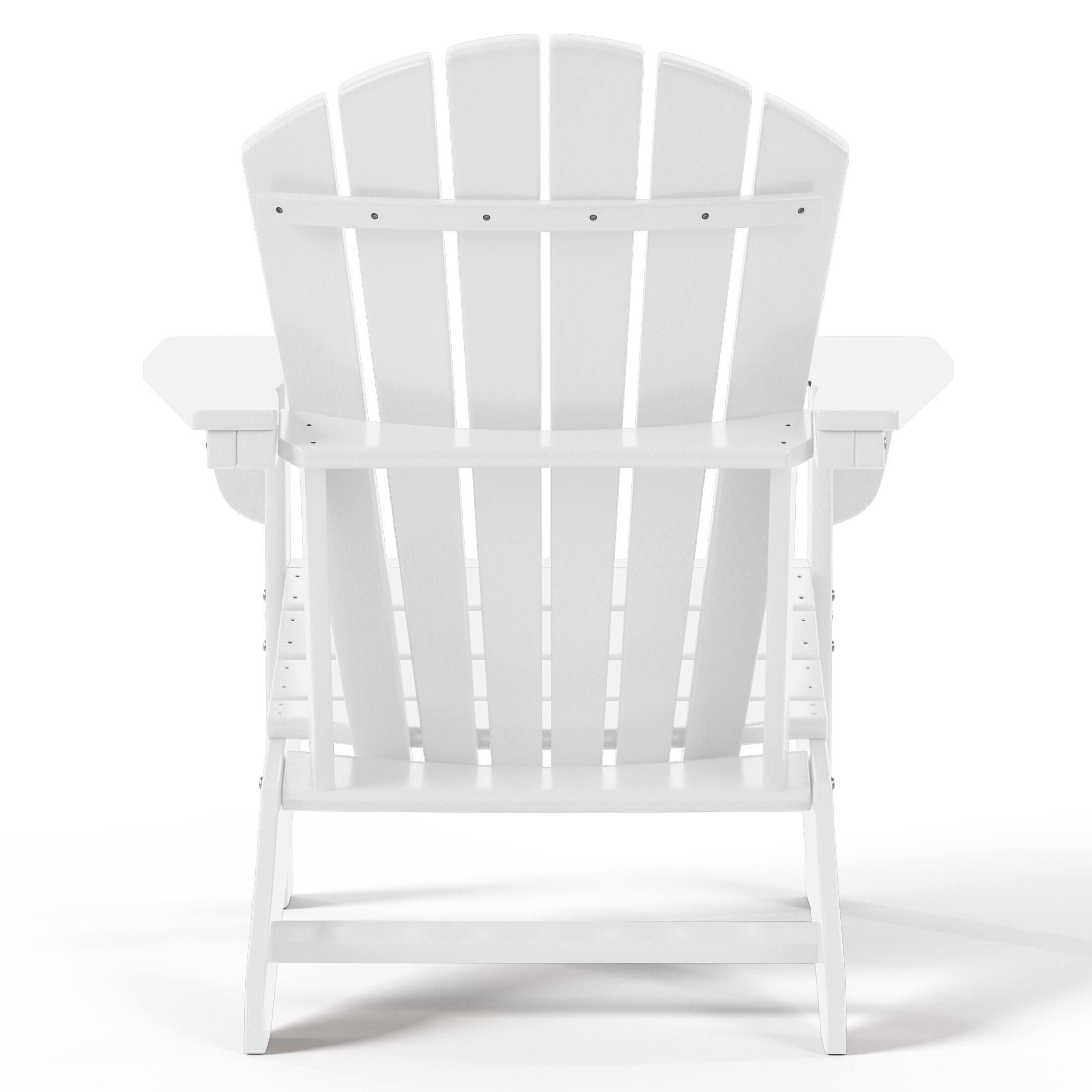 Alt View 2. WestinTrends - WestinTrends Dylan Outdoor Adirondack Chair (Set of 2) - White.