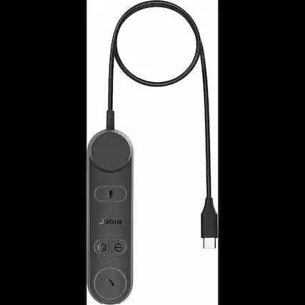 Front. Jabra - Jabra Engage 50 II Link - USB-A UC - USB Type A Connectivity for Headset - Black.