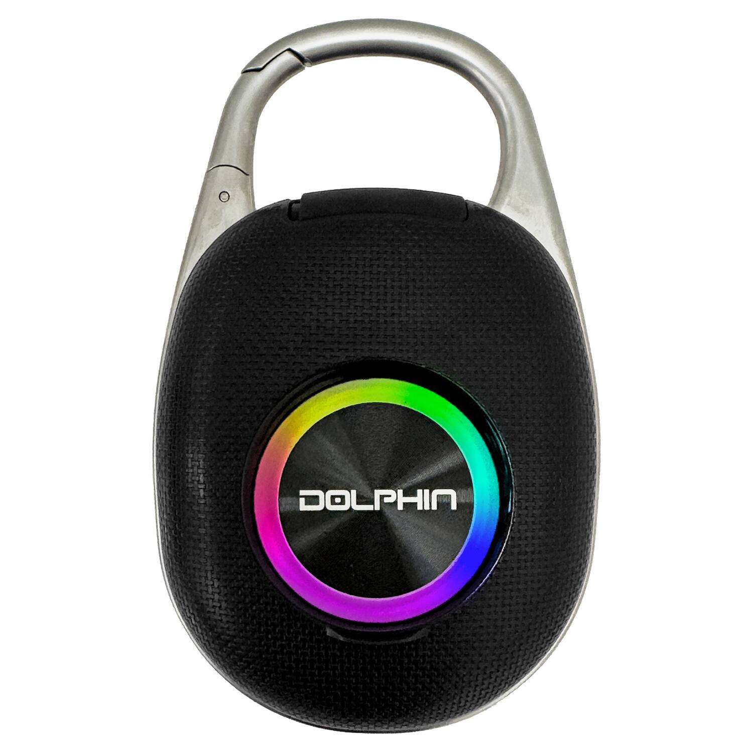 Alt View 1. Dolphin - Dolphin Audio Clp-500blk Clp-500 Portable Waterproof Bluetooth Clip Speaker (black) - Black.