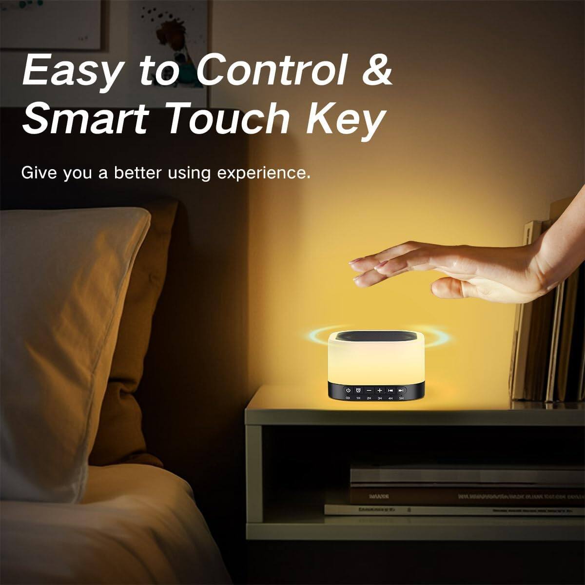 Easy to Control & Smart Touch Key  
Give you a better using experience.