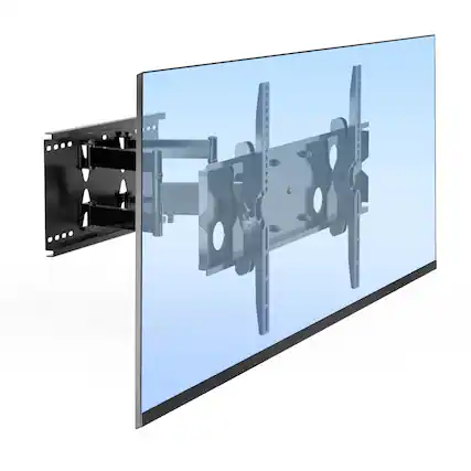 Front. Mount-It! - Extra Large Full Motion TV Wall Mount for 48–90" – Heavy Duty, 220 lb Capacity, 20" Extension, VESA Compatible - Black.