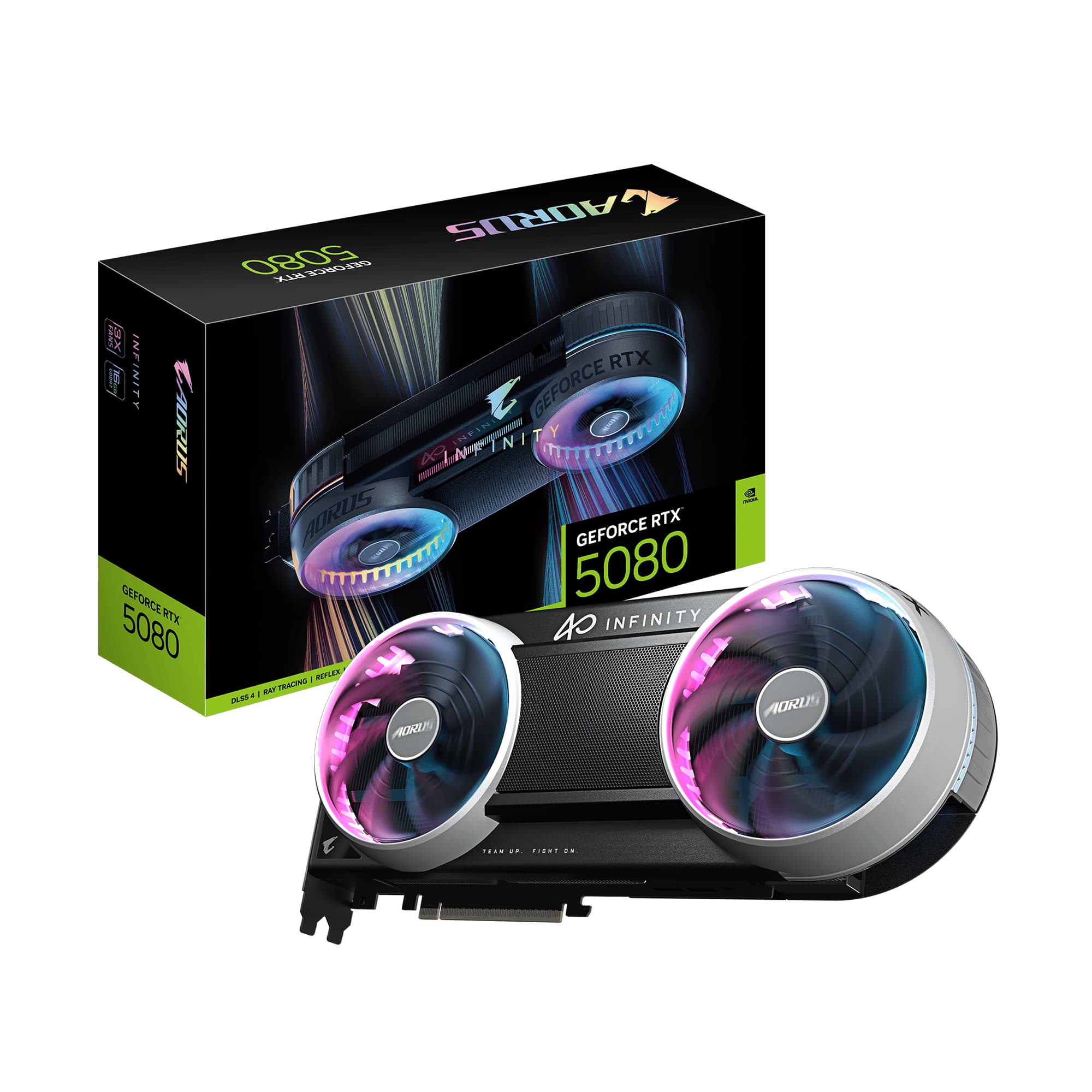 GIGABYTE - AORUS GeForce RTX 5080 INFINITY 16G PCIe 5.0 Grapics Card - Black price history on PriceWatchPro