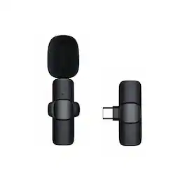 Cluzine - Wireless Lavalier Microphone, Noise Canceling,8H Battery, for iPhone/Android, Live Stream