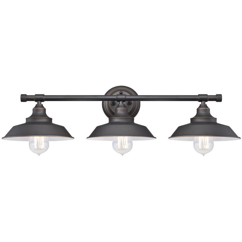 Angle. Westinghouse - Westinghouse 3-Light Oil Rubbed Bronze Wall Sconce.
