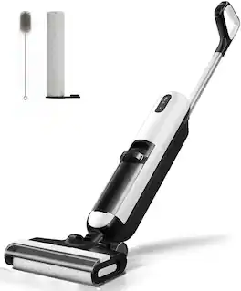 Sweet - Smart Cordless Wet Dry Vacuum Cleanerwith Self-Cleaning System, Dual Water Tank Design, 35-Min Runtime - White