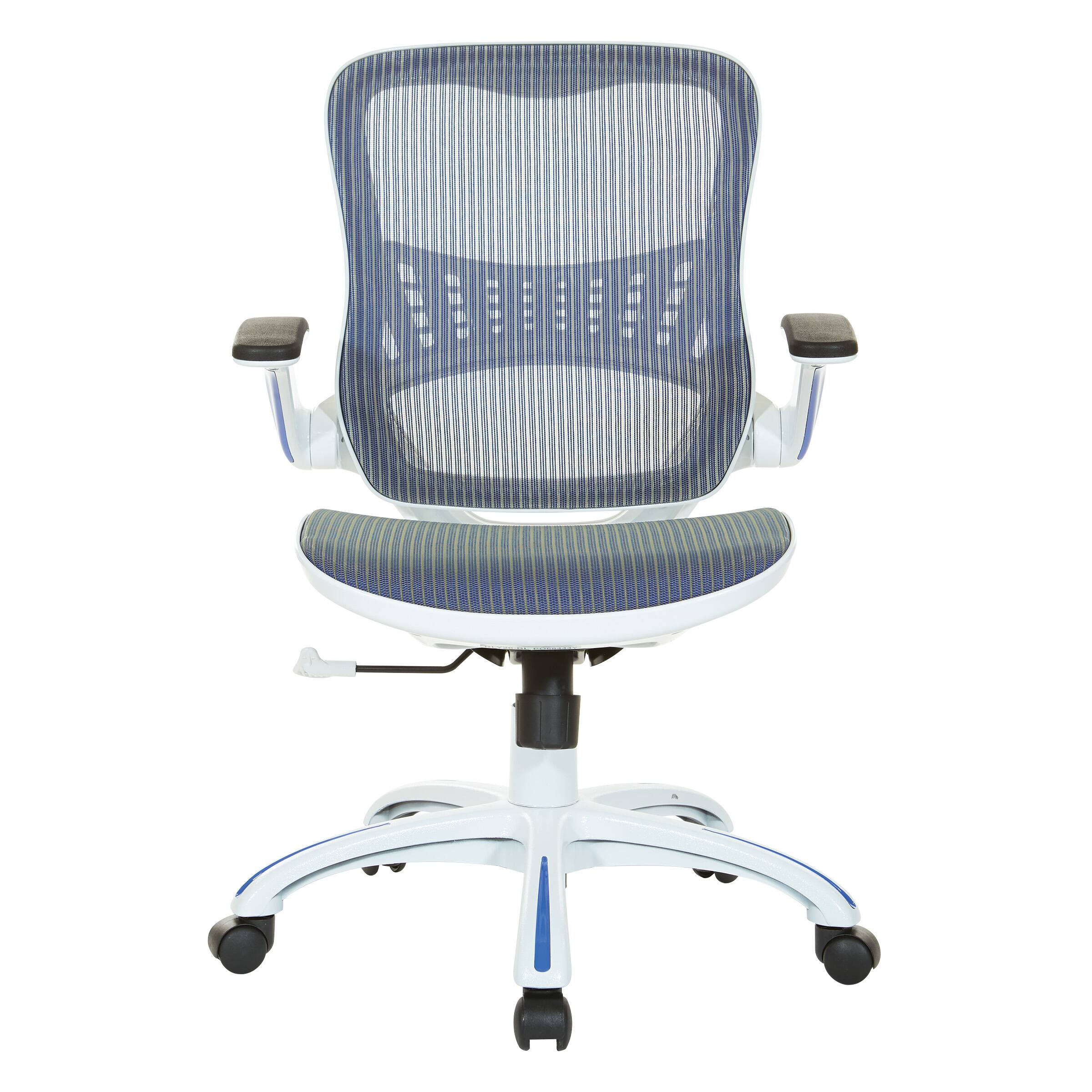 Front. OSP Home Furnishings - Riley Office Chair - Blue.