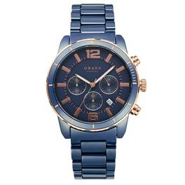 Obaku - Men's Falk Dial Watch - V278GCSLCL - Blue