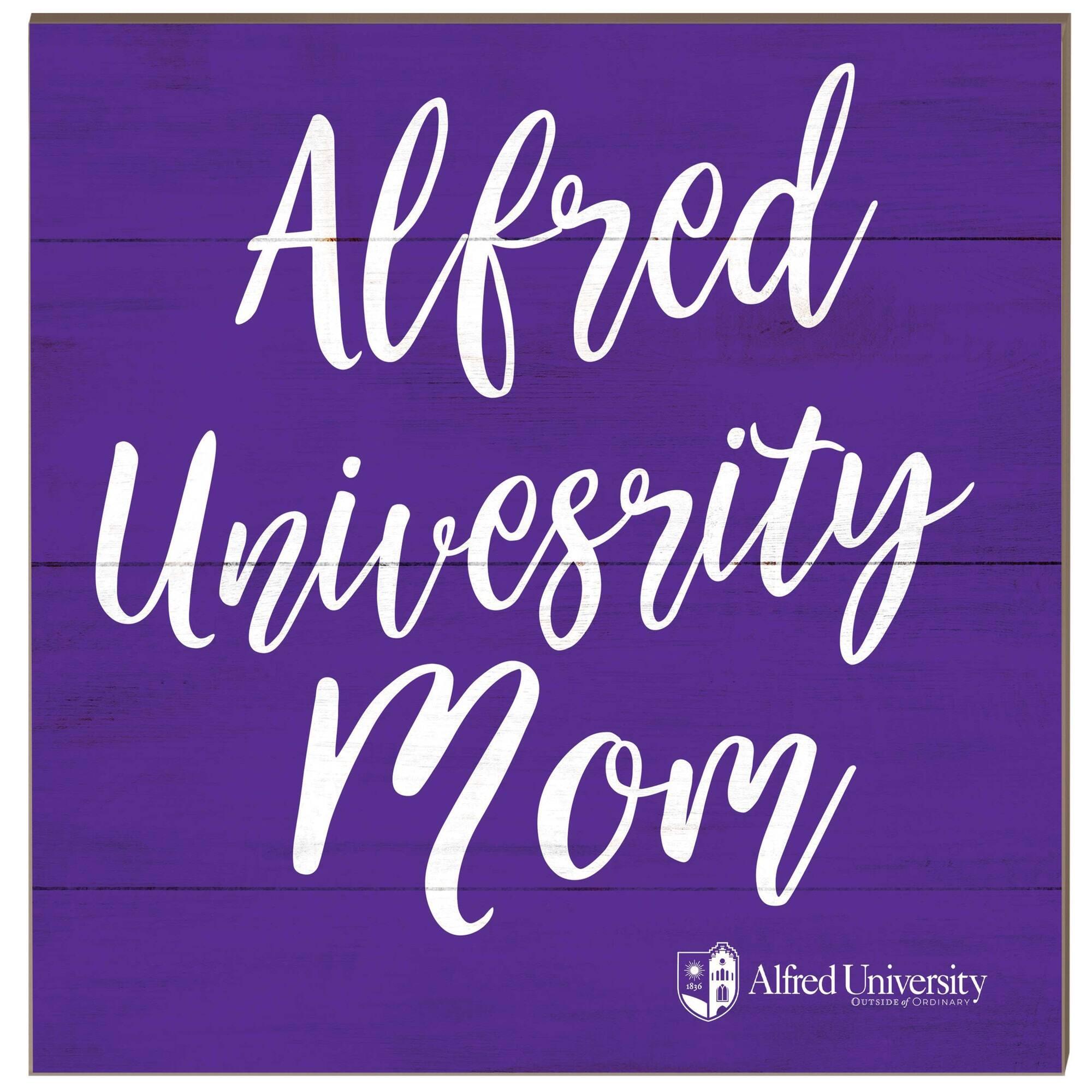 Alfred University Saxons 10'' x 10'' Mom Plaque