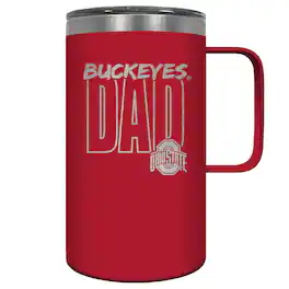Great American Products - Ohio State Buckeyes Dad 18oz. Hustle Travel Mug - Multicolor