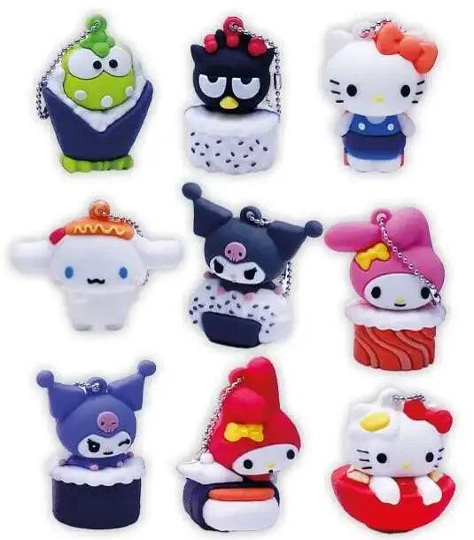 Alt View 1. Sanrio - Hello Kitty and Friends: Sushi Mystery Capsule - 1 Random Figure.