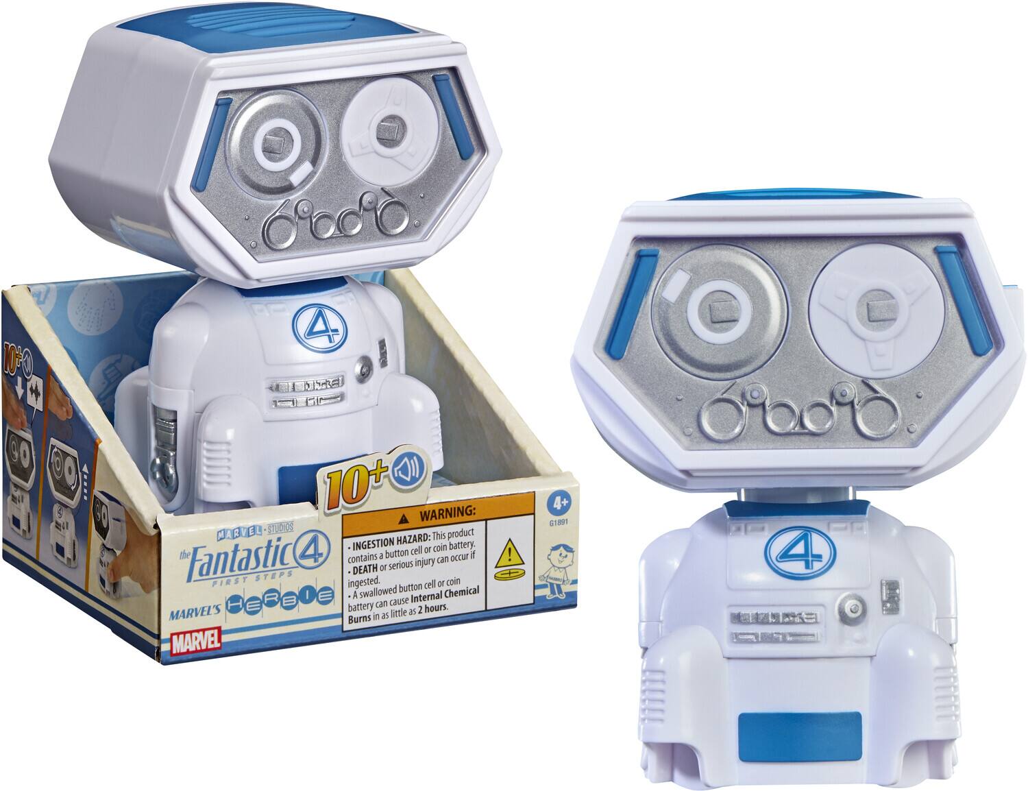 Hasbro Collectibles - The Fantastic Four: First Steps - Marvel’s H.E.R.B.I.E. Action Figure with - COLLECTIBLES