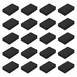 Unique Bargains - Single Sided Speaker Isolation Pads 60x40x15mm Square EVA Acoustic Foam Anti-Vibration Feet for Speaker Subwoofer, 32pcs - Black