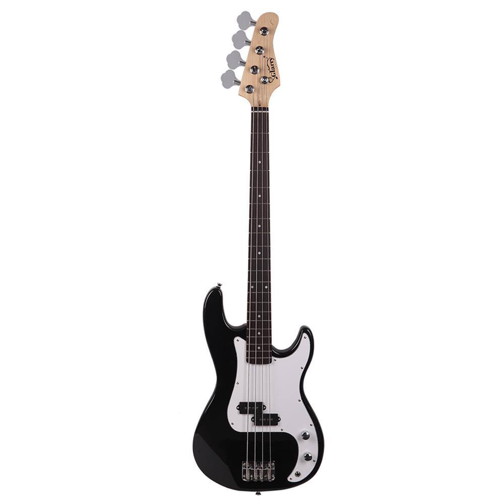 Alt View 1. Winado - Full Size Electric Bass Guitar Beginner Kit 4 String Exquisite Basswood Bass with 20W AMP, Cable, Strap, Bag.