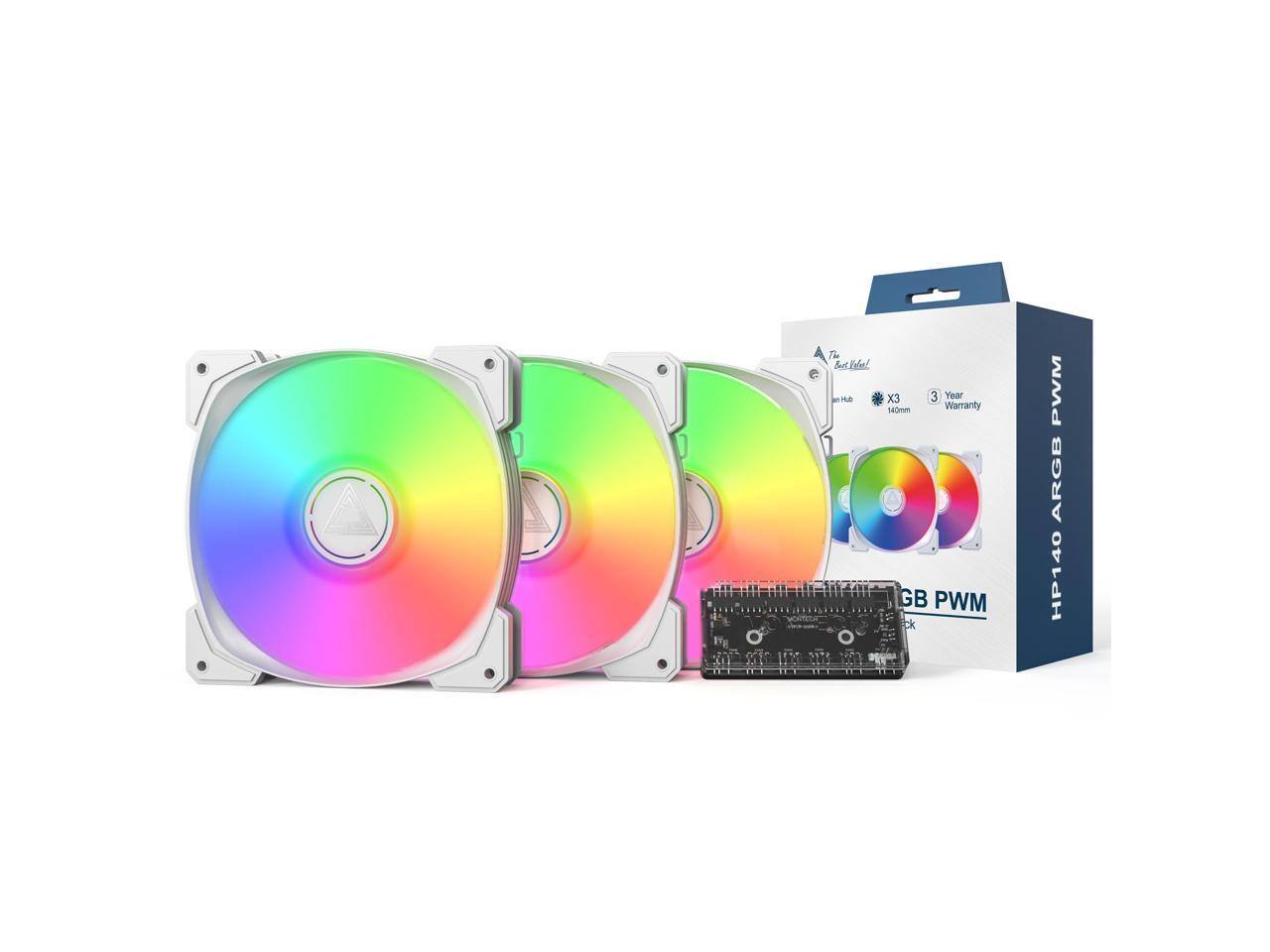 Tae Sut del RLO X3 3 Year HOTm Warranty GB PWM ck PWM ARGB HP140

HP140 ARGB PWM
3 Year Warranty
140mm
Hub x3