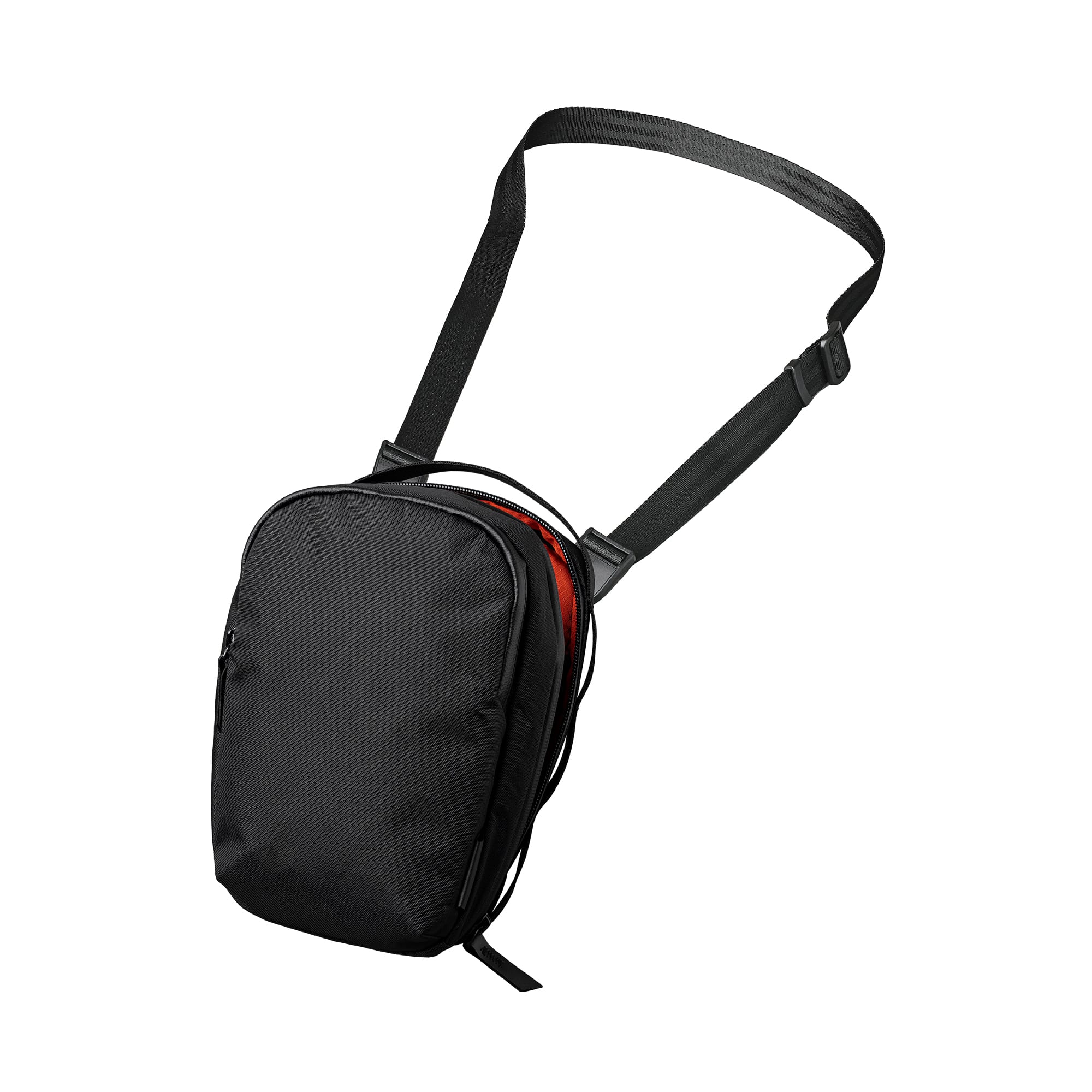 ALPAKA - Sling Bag for Men with 6 Inner Sleeves, Key Tether - Black X-Pac VX42