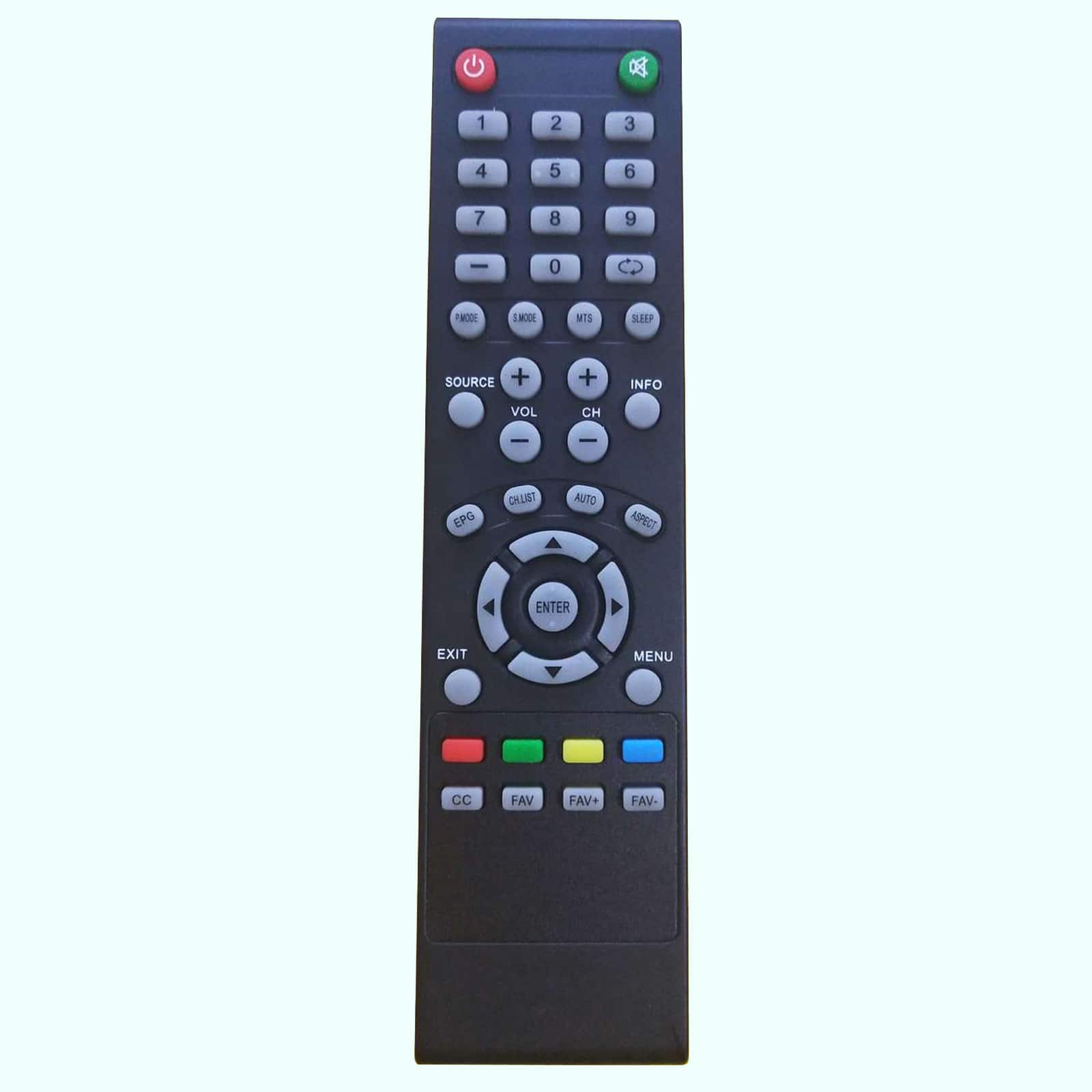 ALLIMITY - Replacement Remote Control, Fit for RCA Technicolor LED LCD TV R0032REM RLDED5098 RLDED5098-UHD - Black