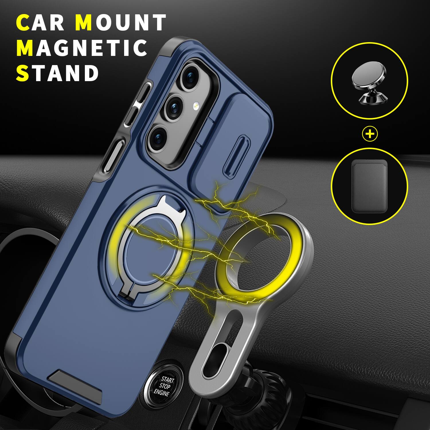 CAR MOUNT MAGNETIC STAND

START STOP ENGINE
