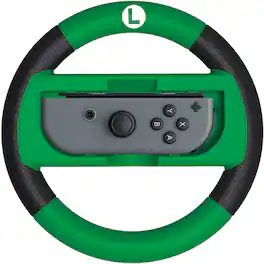 Racing Wheel - HORI Mario Kart 8 Controller - HORI Luigi: Officially Licensed by - Multicolor