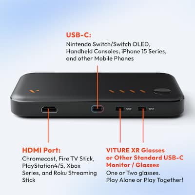 VITURE Pro Mobile Dock Immersive XR Experience for Switch 2, Co op VITURE Pro Mobile Dock Immersive XR Experience for Switch 2, Co op