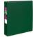 Front. Avery - Durable 2" 3-Ring Non-View Binders, Slant Ring - Green.