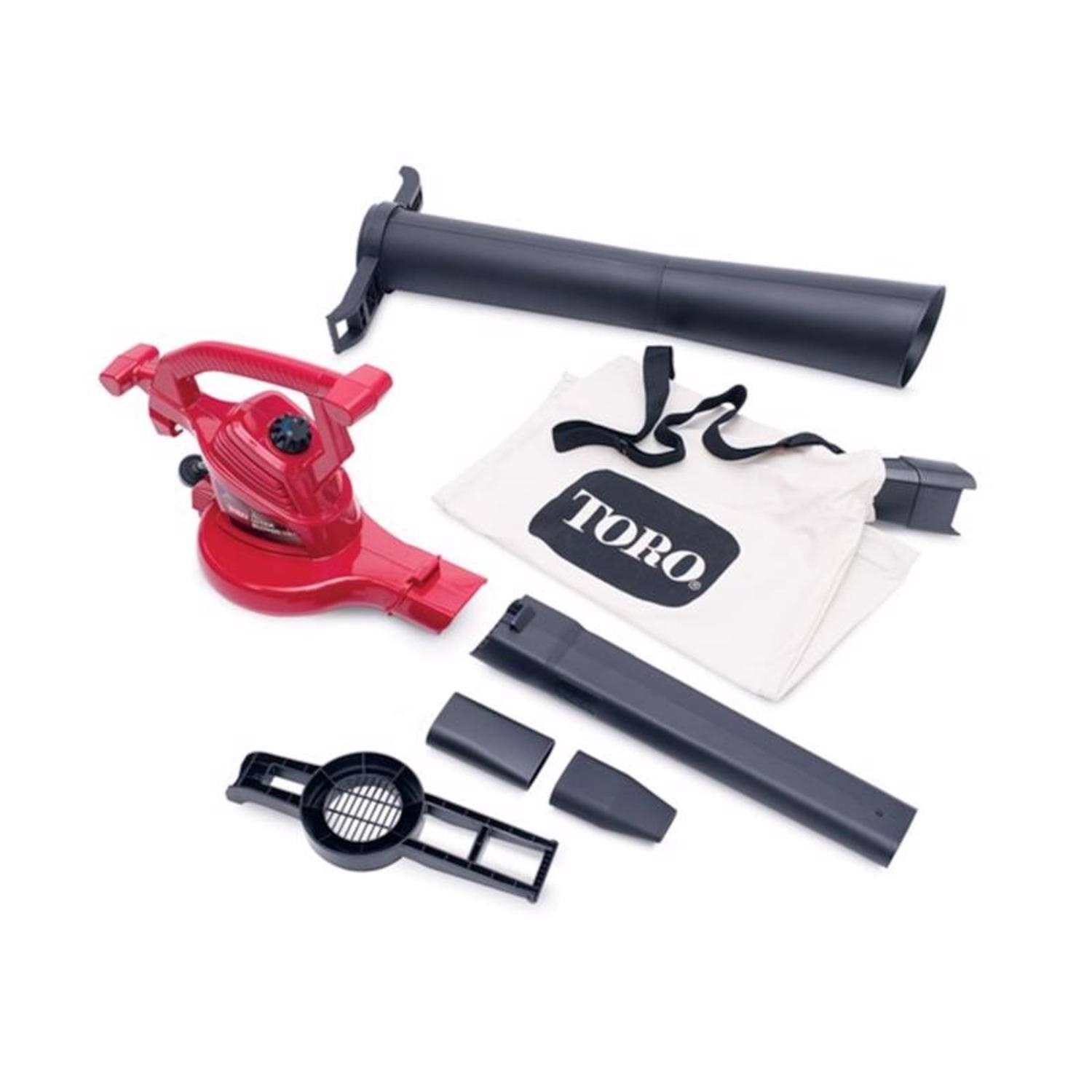 Left. TORO - Toro Ultra 260 mph 340 CFM 110 V Electric Handheld Leaf Blower/Vacuum.